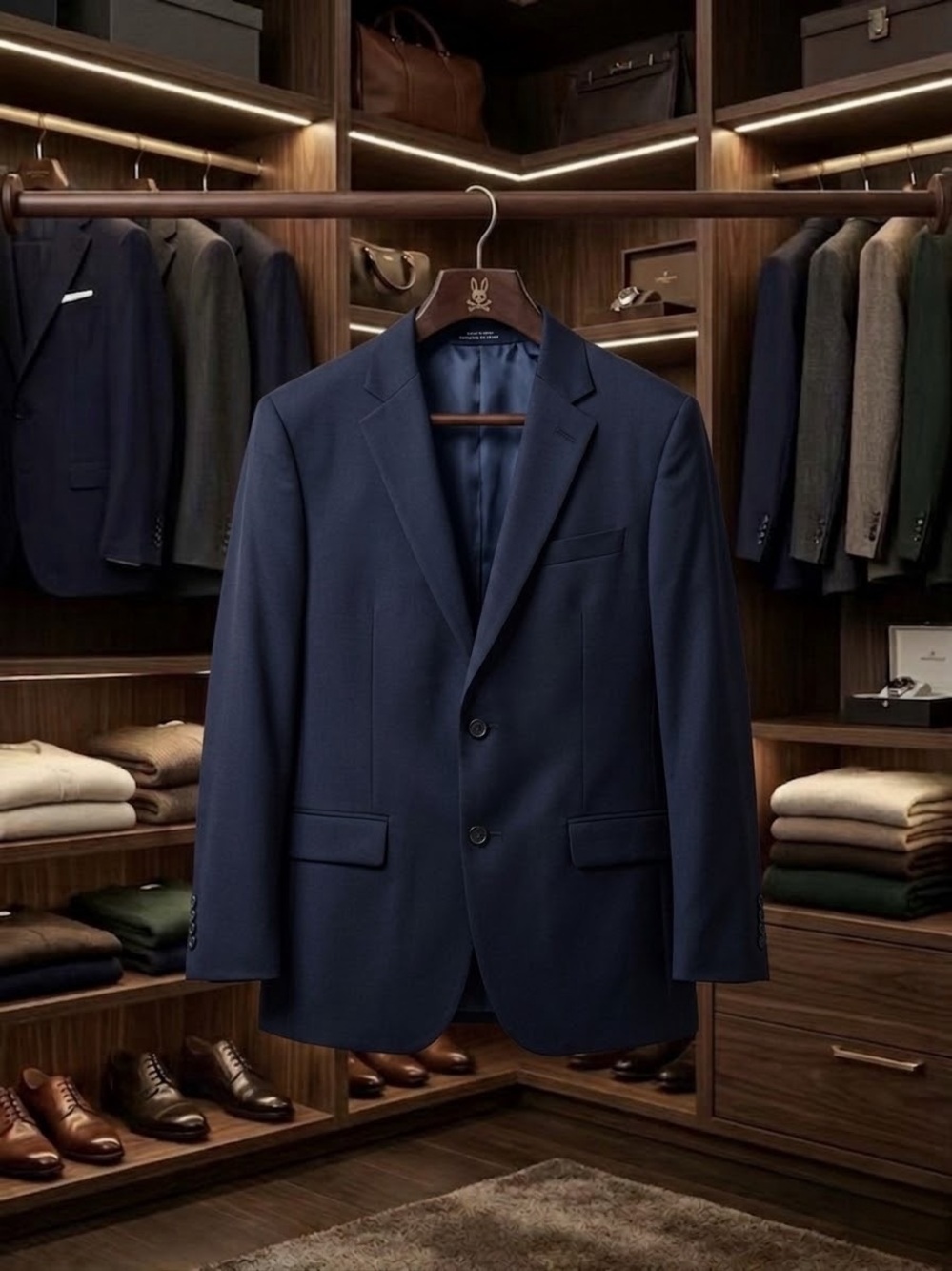 Tommy Hilfiger Navy Blue Sport Coat. Like New.
